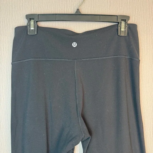 Lululemon Groove Super-High-Rise Split-Hem Flare Pant *Nulu Black size 10 - Picture 6 of 10